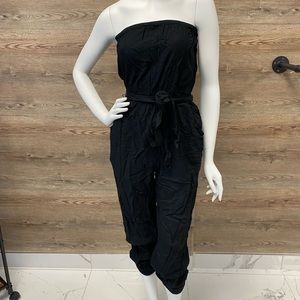 American Eagle Outfitters Strapless Jumpsuit (Size XS)